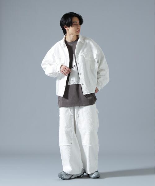 DANKE SCHON(ダンケシェーン)の「DankeSchon/ダンケシェーン/NEEDLEPUNCH DENIM W-KNEE PANTS(デニムパンツ・レディース・ブラック/ブルー/ホワイト・M/S/L)」の17枚目の写真