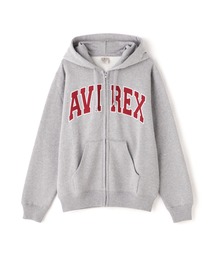 AVIREX | 《WEB&DEPOT限定》DAILY EX ZIP UP SWEAT PARKA LOGO / ジップアップ スウェット パーカー ロゴ / AVIREX / アヴィレックス(パーカー)