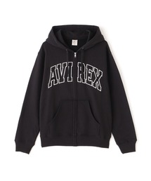 《WEB&DEPOT限定》DAILY EX ZIP UP SWEAT PARKA LOGO / ジップアップ スウェット パーカー ロゴ / AVIREX / アヴィレックス