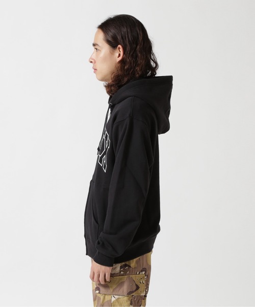 AVIREX（アヴィレックス）の「《WEB&DEPOT限定》DAILY EX ZIP UP SWEAT PARKA LOGO / ジップアップ スウェット パーカー ロゴ / AVIREX / アヴィレックス（パーカー・メンズ・オフホワイト/グレー/ブラック/ネイビー・MEDIUM/X-LARGE/LARGE/XX-LARGE）」の11枚目の写真