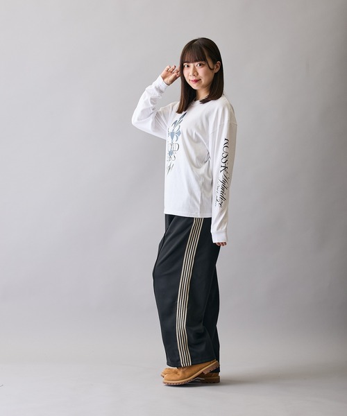RUSS-K(ラスケー)の「【RUSS-K】別注 プリント 長袖Tシャツ(Tシャツ/カットソー・メンズ・ブラック/ホワイト系/ホワイト/ホワイト系1/ブラック系/ブラック系1・X-LARGE/LARGE/MEDIUM/SMALL)」の19枚目の写真