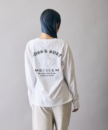 RUSS-K（ラスケー）の「【RUSS-K】別注 プリント 長袖Tシャツ（Tシャツ/カットソー）」