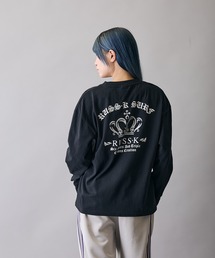 RUSS-K（ラスケー）の「【RUSS-K】別注 プリント 長袖Tシャツ（Tシャツ/カットソー）」