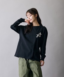 RUSS-K（ラスケー）の「【RUSS-K】別注 プリント 長袖Tシャツ（Tシャツ/カットソー）」