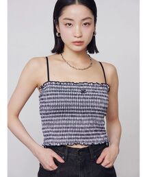 EMODA | シャーリングクロップキャミソール(キャミソール)