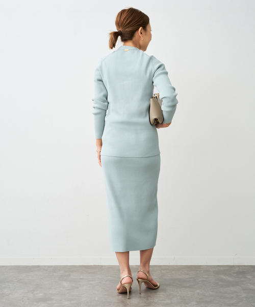 Deuxieme Classe（ドゥーズィエムクラス）の「*DINER RIB タイトスカート（スカート・レディース・ブラック/ベージュ/ダークグリーン・38/36/34）」の8枚目の写真