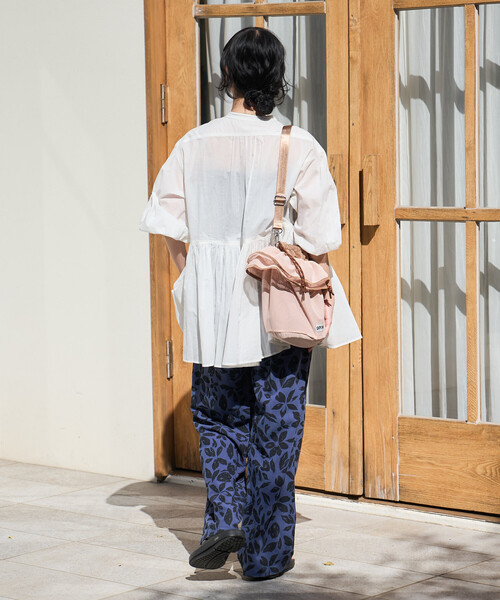 FREAK'S STORE(フリークスストア)の「インドボイル キーネック チュニックブラウス/スキッパーブラウス(シャツ/ブラウス・レディース・オフホワイト/レモンイエロー/ピンク/ブラック/ネイビー・フリ-)」の20枚目の写真