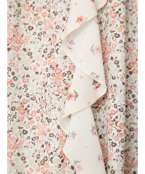 FRAY I.D（フレイアイディー）の「【LIBERTY×FRAY I.D】ラッフルキャミソールドレス（ドレス・レディース・グリーン/ブラック/アイボリー・1/0）」の15枚目の写真