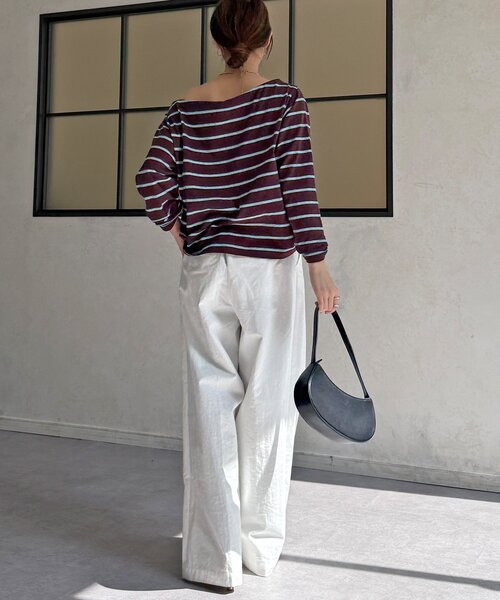 DouDou（ドゥドゥ）の「バックタックルーズチノパン（その他パンツ・レディース・ベージュ/ホワイト・36/38）」の18枚目の写真