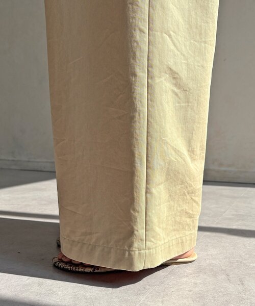 DouDou（ドゥドゥ）の「バックタックルーズチノパン（その他パンツ・レディース・ベージュ/ホワイト・36/38）」の13枚目の写真