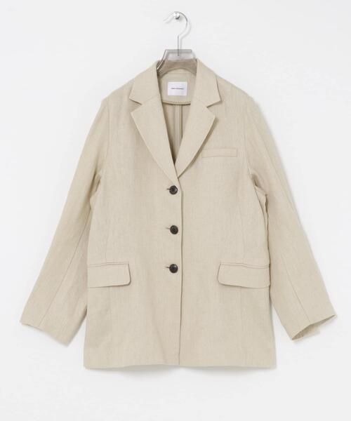 URBAN RESEARCH（アーバンリサーチ）の「オックスリネンテーラードジャケット（その他アウター・レディース・ライトピンク/ライトベージュ・FREE）」の17枚目の写真