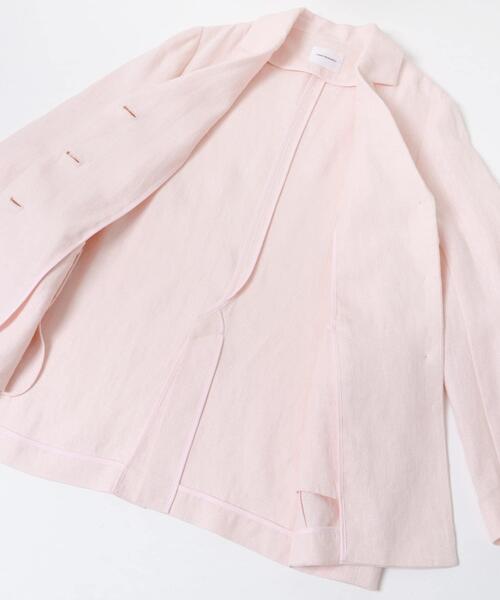 URBAN RESEARCH（アーバンリサーチ）の「オックスリネンテーラードジャケット（その他アウター・レディース・ライトピンク/ライトベージュ・FREE）」の12枚目の写真