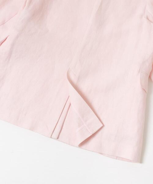 URBAN RESEARCH（アーバンリサーチ）の「オックスリネンテーラードジャケット（その他アウター・レディース・ライトピンク/ライトベージュ・FREE）」の14枚目の写真