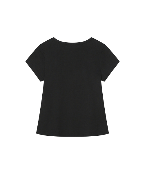 Miseki SEOUL(ミセキソウル)の「Blur quote short sleeve BLACK(Tシャツ/カットソー・レディース・その他・1/2)」の3枚目の写真