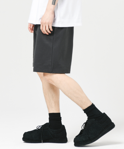 S'EST(エスイーエスティー)の「トレーニングスウェットショートパンツ - チャコール(その他パンツ・メンズ・その他/チャコール・LARGE/MEDIUM/X-LARGE)」の4枚目の写真