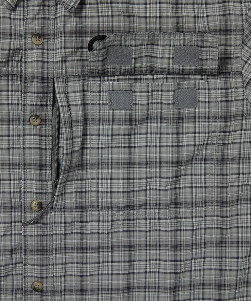 thisisneverthat（ディスイズネバーザット）の「Plaid S/S Fishing Shirt（シャツ/ブラウス・メンズ・ダークネイビー/セージグリーン・L/M/S/XL）」の4枚目の写真