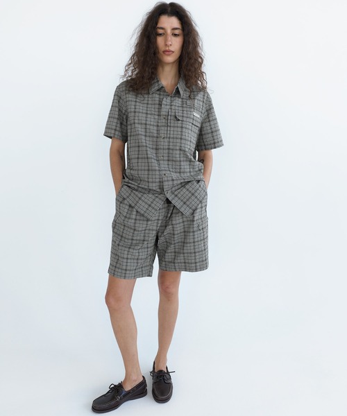 thisisneverthat（ディスイズネバーザット）の「Plaid S/S Fishing Shirt（シャツ/ブラウス・メンズ・ダークネイビー/セージグリーン・L/M/S/XL）」の7枚目の写真