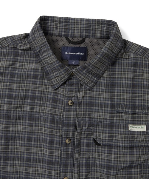 thisisneverthat（ディスイズネバーザット）の「Plaid S/S Fishing Shirt（シャツ/ブラウス・メンズ・ダークネイビー/セージグリーン・L/M/S/XL）」の8枚目の写真
