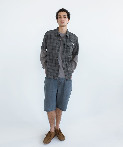thisisneverthat（ディスイズネバーザット）の「Plaid S/S Fishing Shirt（シャツ/ブラウス・メンズ・ダークネイビー/セージグリーン・L/M/S/XL）」の12枚目の写真
