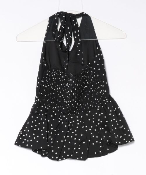 Ritzy(リッツィー)の「ドット柄 ホルダーネック トップス(キャミソール・レディース・ブラック・M/L/S)」の21枚目の写真