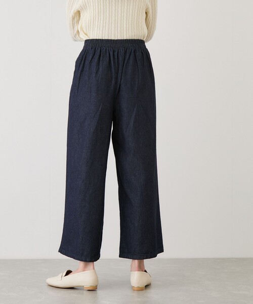 Jayro(ジャイロ)の「7.1ozデニムWボタンワイドパンツ(デニムパンツ・レディース・ブルー系その他4/ブルー系その他/ブルー系その他6・M)」の6枚目の写真