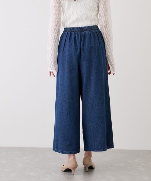 Jayro(ジャイロ)の「7.1ozデニムWボタンワイドパンツ(デニムパンツ・レディース・ブルー系その他4/ブルー系その他/ブルー系その他6・M)」の13枚目の写真