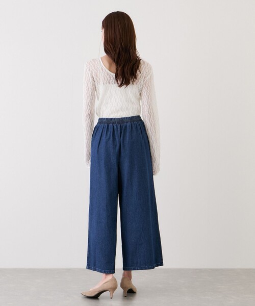 Jayro(ジャイロ)の「7.1ozデニムWボタンワイドパンツ(デニムパンツ・レディース・ブルー系その他4/ブルー系その他/ブルー系その他6・M)」の17枚目の写真