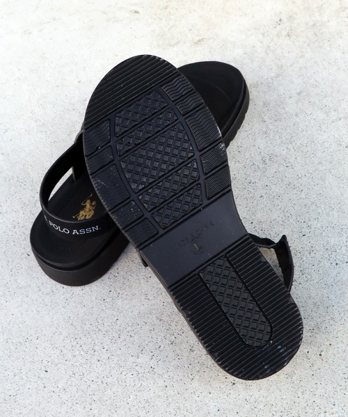 U.S. POLO ASSN.(ユーエスポロアッスン)の「【U.S. POLO ASSN./ユーエスポロアッスン】ダブルベルト プラットフォーム コンフォートサンダル(サンダル・レディース・ダークブラウン/ブラック/ベージュ・L/S/M)」の14枚目の写真