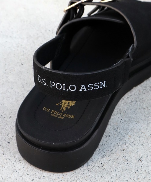 U.S. POLO ASSN.(ユーエスポロアッスン)の「【U.S. POLO ASSN./ユーエスポロアッスン】ダブルベルト プラットフォーム コンフォートサンダル(サンダル・レディース・ダークブラウン/ブラック/ベージュ・L/S/M)」の15枚目の写真