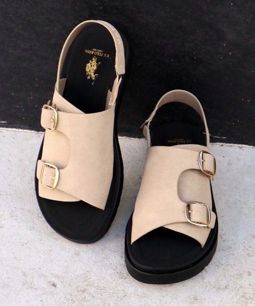 U.S. POLO ASSN.(ユーエスポロアッスン)の「【U.S. POLO ASSN./ユーエスポロアッスン】ダブルベルト プラットフォーム コンフォートサンダル(サンダル・レディース・ダークブラウン/ブラック/ベージュ・L/S/M)」の11枚目の写真