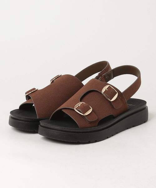 U.S. POLO ASSN.(ユーエスポロアッスン)の「【U.S. POLO ASSN./ユーエスポロアッスン】ダブルベルト プラットフォーム コンフォートサンダル(サンダル・レディース・ダークブラウン/ブラック/ベージュ・L/S/M)」の20枚目の写真