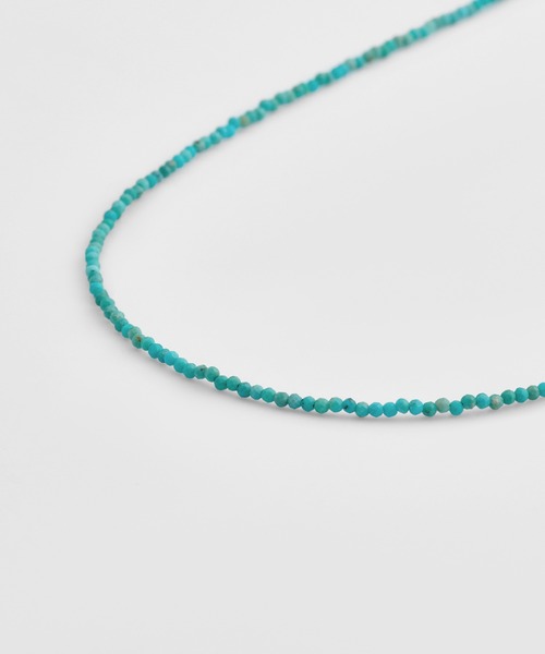 agete（アガット）の「シルバーターコイズ／トルマリンネックレス（ネックレス・レディース・ブルー系その他・フリー）」の3枚目の写真