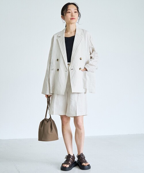 coen(コーエン)の「【接触冷感】リネンレーヨンショートパンツ(インフルエンサー紹介アイテム)(その他パンツ・レディース・ブラック/その他1・L/M)」の13枚目の写真