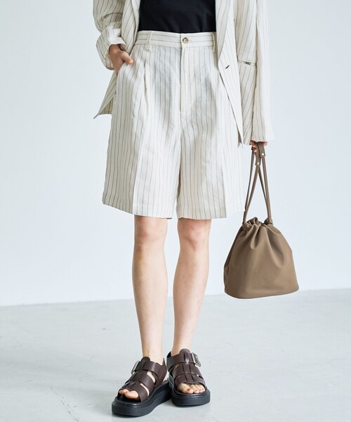 coen(コーエン)の「【接触冷感】リネンレーヨンショートパンツ(インフルエンサー紹介アイテム)(その他パンツ・レディース・ブラック/その他1・L/M)」の16枚目の写真