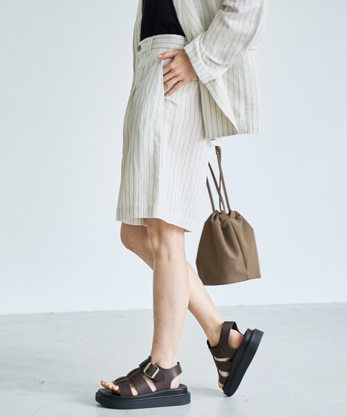 coen(コーエン)の「【接触冷感】リネンレーヨンショートパンツ(インフルエンサー紹介アイテム)(その他パンツ・レディース・ブラック/その他1・L/M)」の17枚目の写真