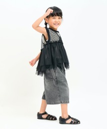 RIO（リオ）の「【接触冷感】アトリエデニム・リベル（7分丈バミューダパンツ）（デニムパンツ）」