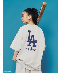 KEBOZ（ケボズ）の「KEBOZ × MLB LOS ANGELES DODGERS LOGO WASHED S S TEE（Tシャツ/カットソー）」