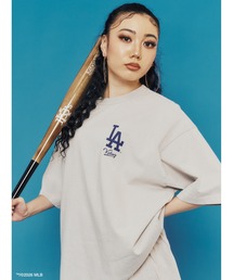 KEBOZ（ケボズ）の「KEBOZ × MLB LOS ANGELES DODGERS LOGO WASHED S S TEE（Tシャツ/カットソー）」
