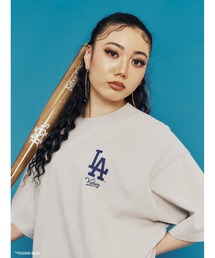 KEBOZ（ケボズ）の「KEBOZ × MLB LOS ANGELES DODGERS LOGO WASHED S S TEE（Tシャツ/カットソー）」