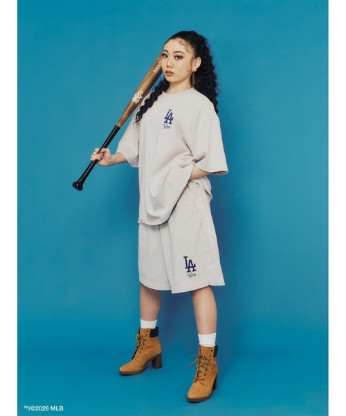 KEBOZ(ケボズ)の「KEBOZ × MLB LOS ANGELES DODGERS LOGO WASHED S/S TEE(Tシャツ/カットソー・メンズ・ホワイト・2XL/XL/L/M/S)」の9枚目の写真