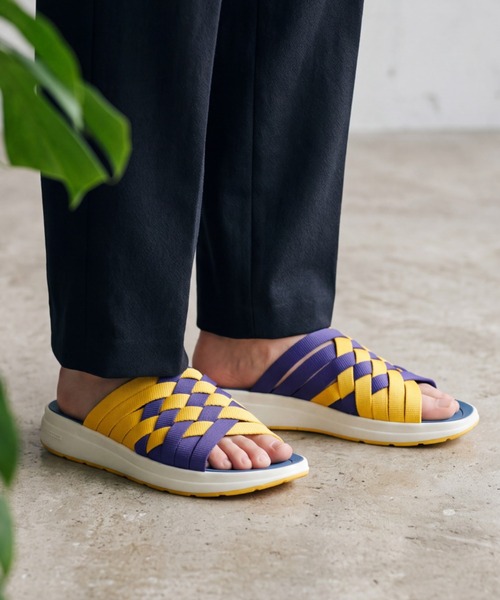 MALIBU SANDALS(マリブサンダルズ)の「【T18】【MALIBU SANDALS/マリブサンダルズ】ZUMA TEAM SLIDE(サンダル・メンズ・パープル/ブルー・8/9)」の1枚目の写真