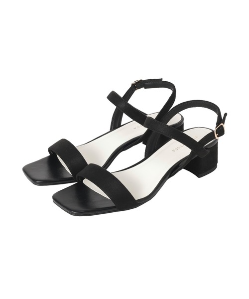 YECCA VECCA(イェッカヴェッカ)の「バーストラップサンダル(サンダル・レディース・ブラック/ゴールド・M/L)」の20枚目の写真