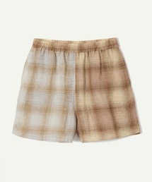 【leinwande】26SS新作 Combination Check Shorts