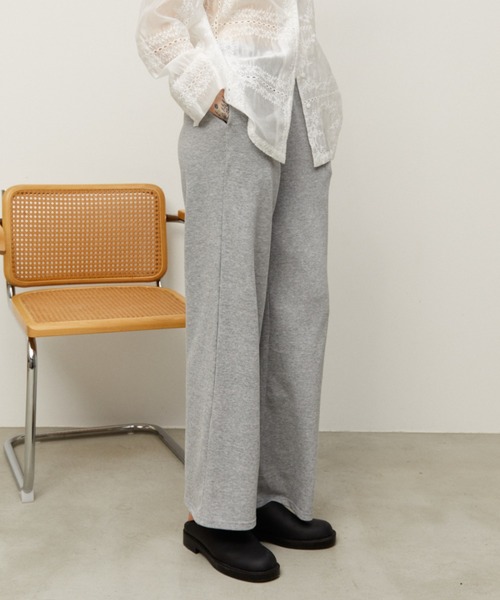 Auntie Rosa Holiday(アンティローザホリデー)の「ライトウェイトスエットパンツ / サイズ展開あり(スウェットパンツ・レディース・パープル/グレー/ブラック・MEDIUM/SMALL)」の6枚目の写真