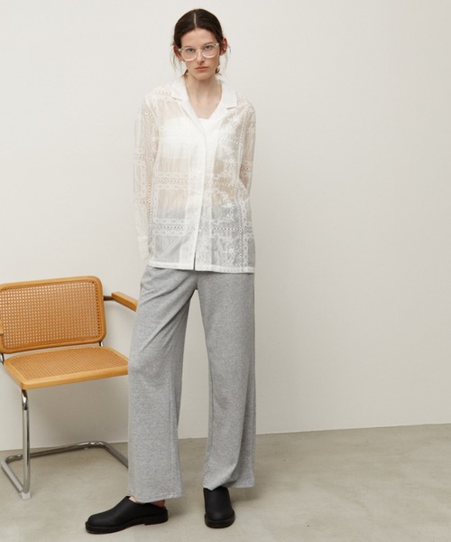 Auntie Rosa Holiday(アンティローザホリデー)の「ライトウェイトスエットパンツ / サイズ展開あり(スウェットパンツ・レディース・パープル/グレー/ブラック・MEDIUM/SMALL)」の9枚目の写真