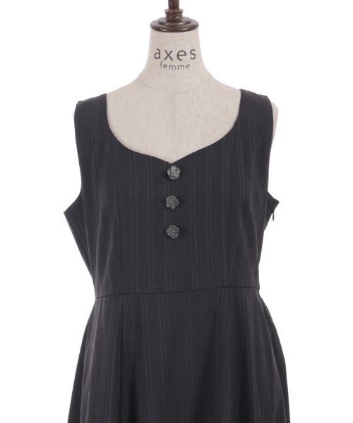 axes femme(アクシーズファム)の「レースアップジャンスカ(ワンピース・レディース・ブラック/ブルー・FREE)」の15枚目の写真