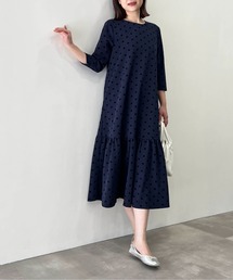PICCIN PERLA（ピッチンペルラ）の「7分袖ワンピース（ワンピース）」