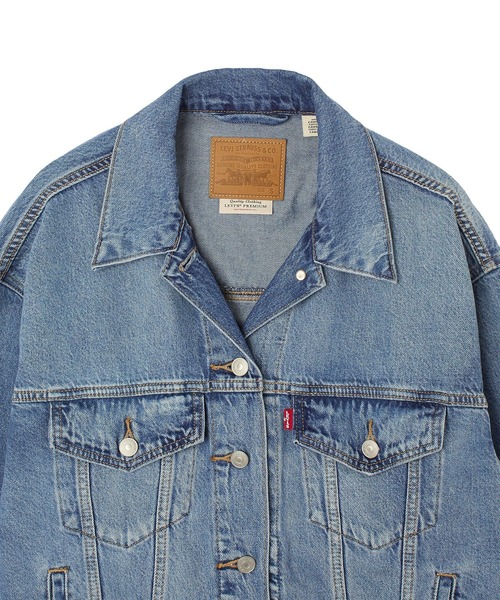 Levi's(リーバイス)の「(LEVIS)90S TRUCKER(デニムジャケット・レディース・ブルー・S)」の4枚目の写真