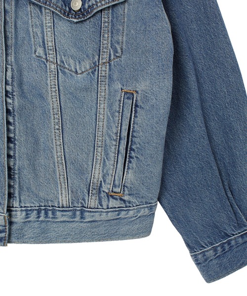 Levi's(リーバイス)の「(LEVIS)90S TRUCKER(デニムジャケット・レディース・ブルー・S)」の6枚目の写真