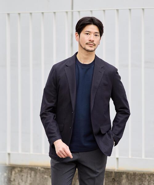 TAKEO KIKUCHI(タケオキクチ)の「【抗菌防臭】メランジ クルーネック プルオーバー(Tシャツ/カットソー・メンズ・ライトグレー/ホワイト/ベビーピンク/ブルー/ネイビー/ブルー系その他・03/02/04)」の11枚目の写真